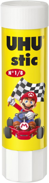 UHU Klebestift Stic 2 x 21g Mariokart, + 1 Radiergummi gratis
