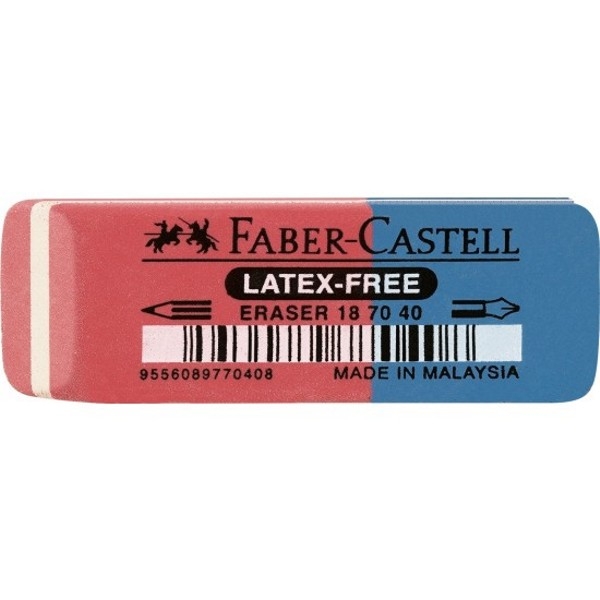 Faber Castell Radiergummi LATEX-FREE Tinte/ Bleistift