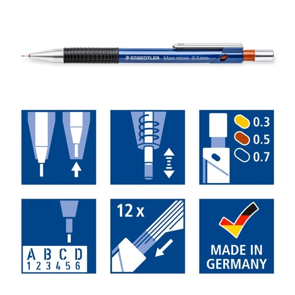 Staedtler Druckbleistift Mars® micro 775 (3St./Pack)