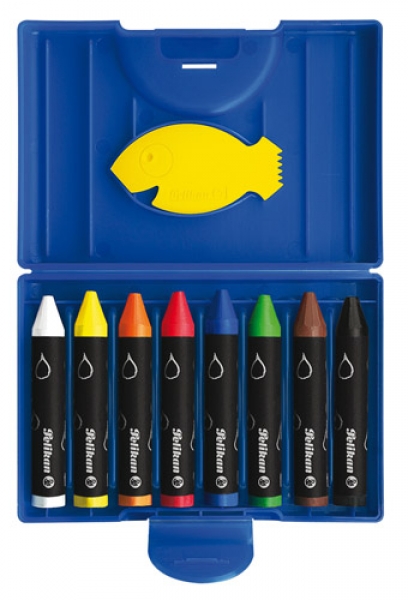 Pelikan Wachsmalstifte wasservermalbar 8 Stk./Pack