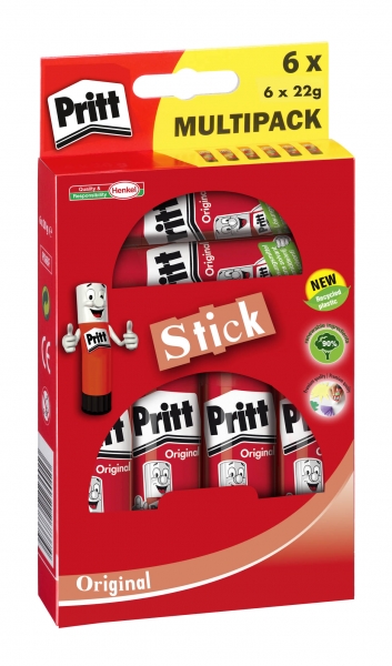 Pritt Klebestift Multipack 6x22g - Das Original