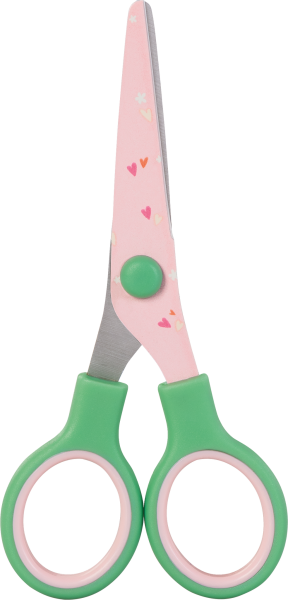 BRUNNEN Kinderschere mit Motivdruck Fruity Love | abgerundet