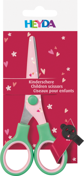 BRUNNEN Kinderschere mit Motivdruck Fruity Love | abgerundet