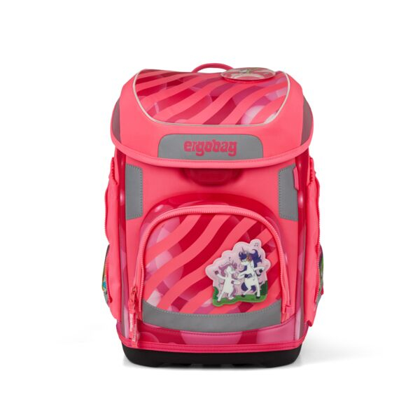 ergobag cubo Schulranzen- Set KuntBärbuntes Einhorn (5tlg.) Flower PowBär (5tlg.)t Bärhext (5tlg.)