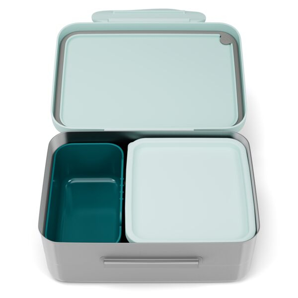 ergobag Brotdose Blumen - Edelstahl