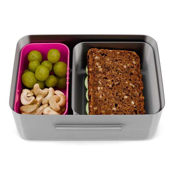 ergobag Brotdose Glitzer - Edelstahl