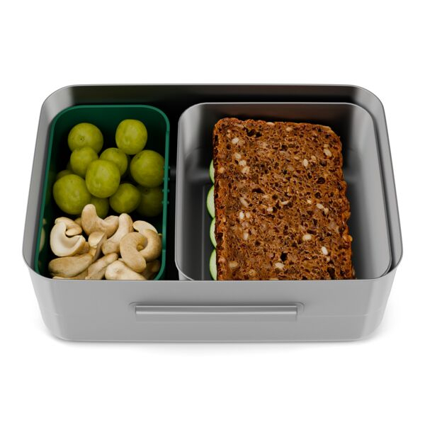 ergobag Brotdose Dschungel - Edelstahl