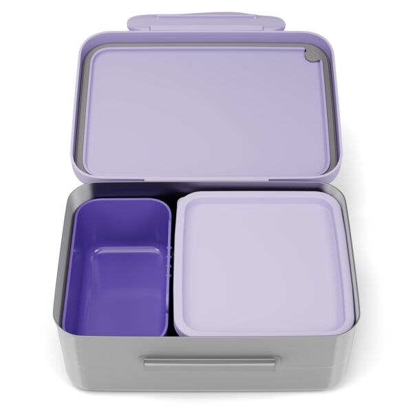 ergobag Brotdose Schmetterling - Edelstahlstahl