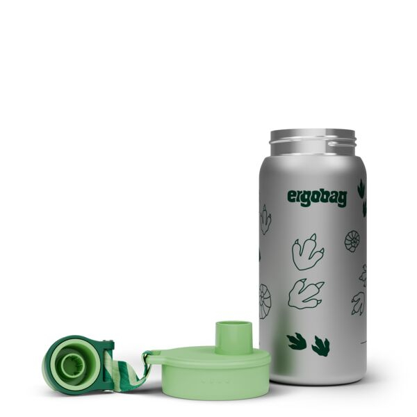 ergobag Trinkflasche Dschungel 0,5l - Edelstahl5l - Edelstahl