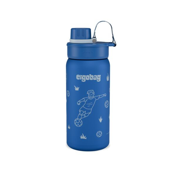ergobag Trinkflasche Fußball 0,5l - Edelstahl5l - Edelstahll l