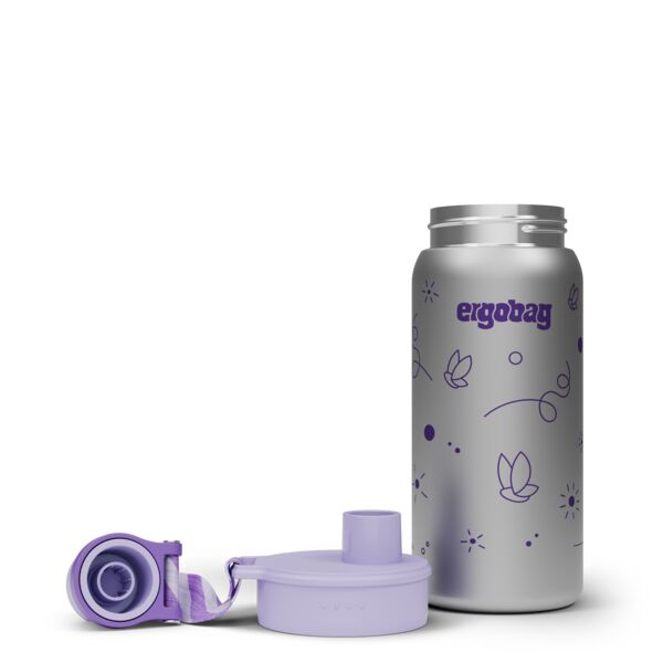ergobag Trinkflasche Schmetterling 0,5l - Edelstahl5l - Edelstahl