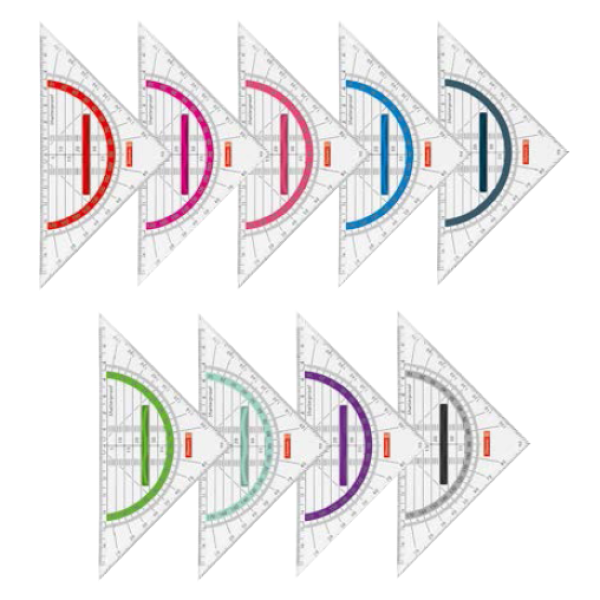 Geometrie-Dreieck bruchsicher Colour Code
