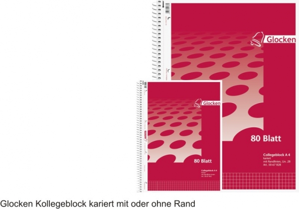 Glocken Kollegeblock