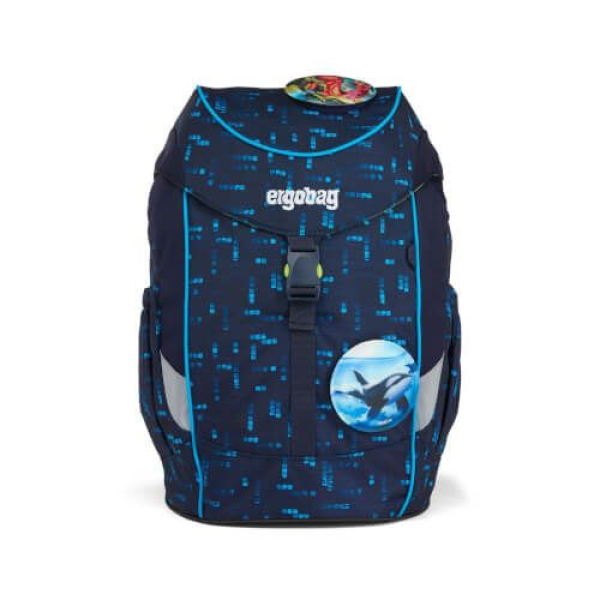 ergobag Kinderrucksack mini LUMI Edition TiefseetauchBär (2tlg.)