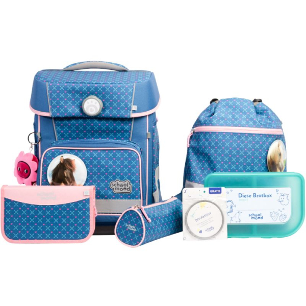 Schoolmood Champion Maxx Pro Schulranzenset Mila (Pferd) (7tlg.)
