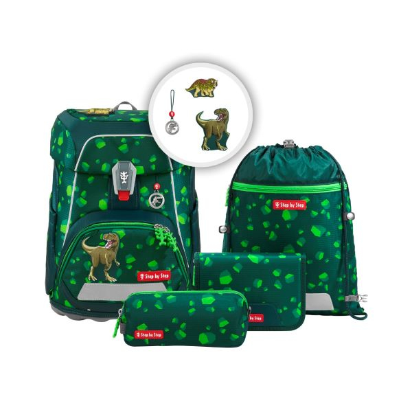 Step by Step Fit Schulranzen- Set Dino Targo (5tlg.)