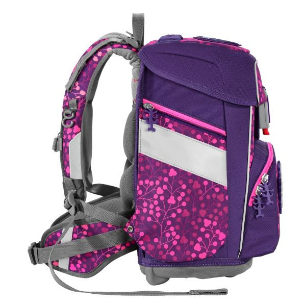 Step by Step Space Shine Schulranzen- Set Butterfly Night Ina (5tlg.)