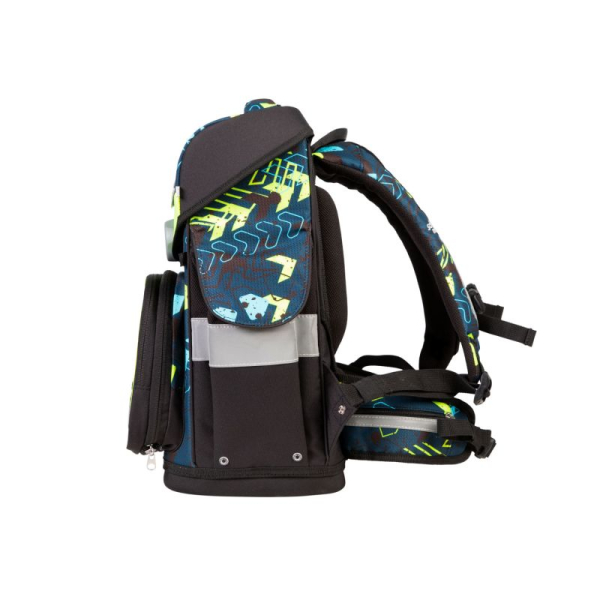 Schoolmood Timeless Pro Schulranzenset Elias (Rennwagen) (7tlg.)