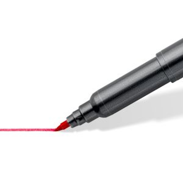 STAEDTLER 3001 Doppelfasermaler mit Pinselspitze wasservermalbar