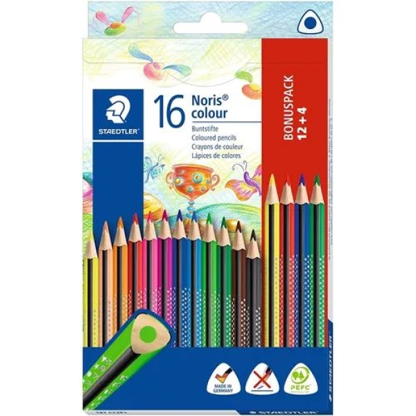 Staedtler Noris® colour 187 C12P1 Buntstift Bonuspack 12+4