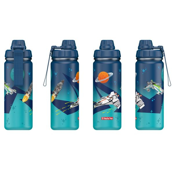 Step by Step Edelstahl- Trinkflasche Starship (1tlg.)