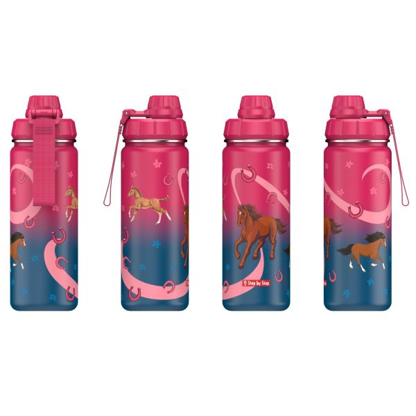 Step by Step Edelstahl- Trinkflasche Wild Horse (1tlg.)