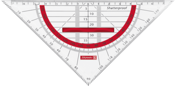 BRUNNEN Geometrie-Dreieck Colour Code bruchsicher