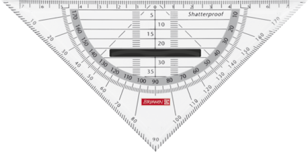 BRUNNEN Geometrie-Dreieck Colour Code bruchsicher