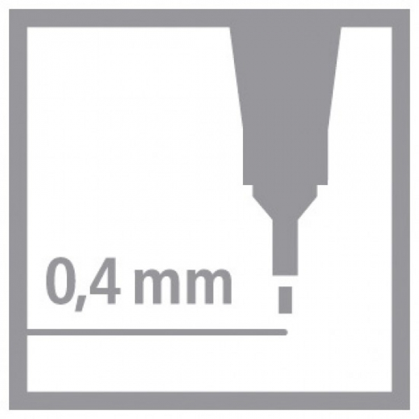 Icom Strichstärke 0,4 mm