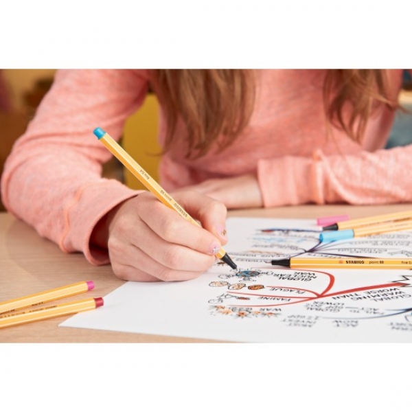 Stabilo® Fineliner Point 88® 6Stk./Pack Neon Farben
