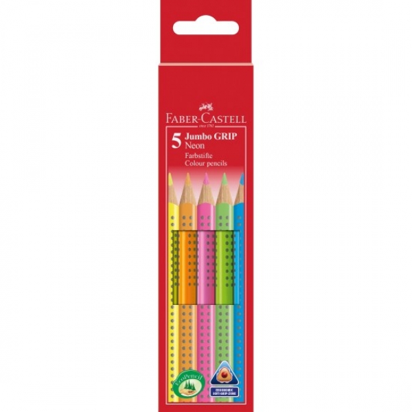 Faber Castell Farbstifte Jumbo Grip NEON