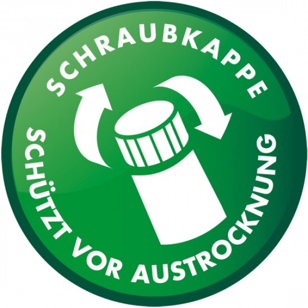 Icom Schraubkappe schützt vor Austrocknung