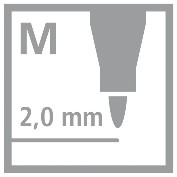 Icom Strichstärke 2 mm