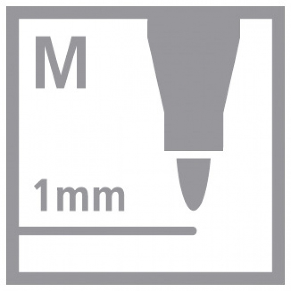 Icom Strichstärke 1 mm