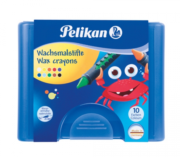 Pelikan Wachsmalstifte wasservermalbar 10 Stk./Pack