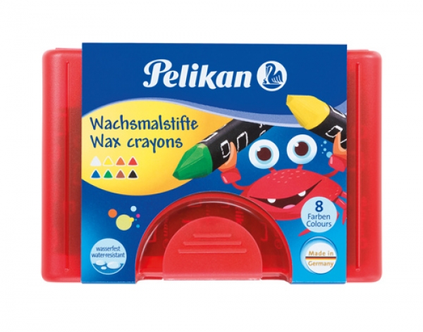 Pelikan Wachsmalstifte wasserfest 8 Stk./Pack
