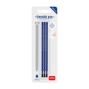 Set mit 3 Nachfüllminen für löschbare Gelstifte - Türkise Tinte - Erasable Pen